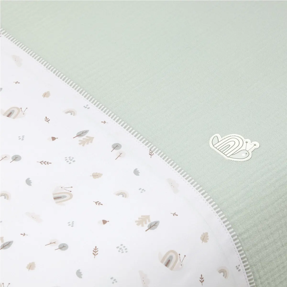 Jgo 2 pcs.f.nordica cuna 70 greeny verde 110x170x3 cm - Imagen 4