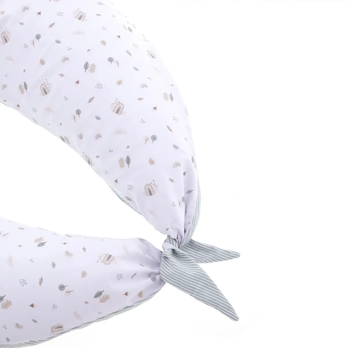 Cojin de lactancia luna 80x185x16 cm greeny verde - Imagen 4