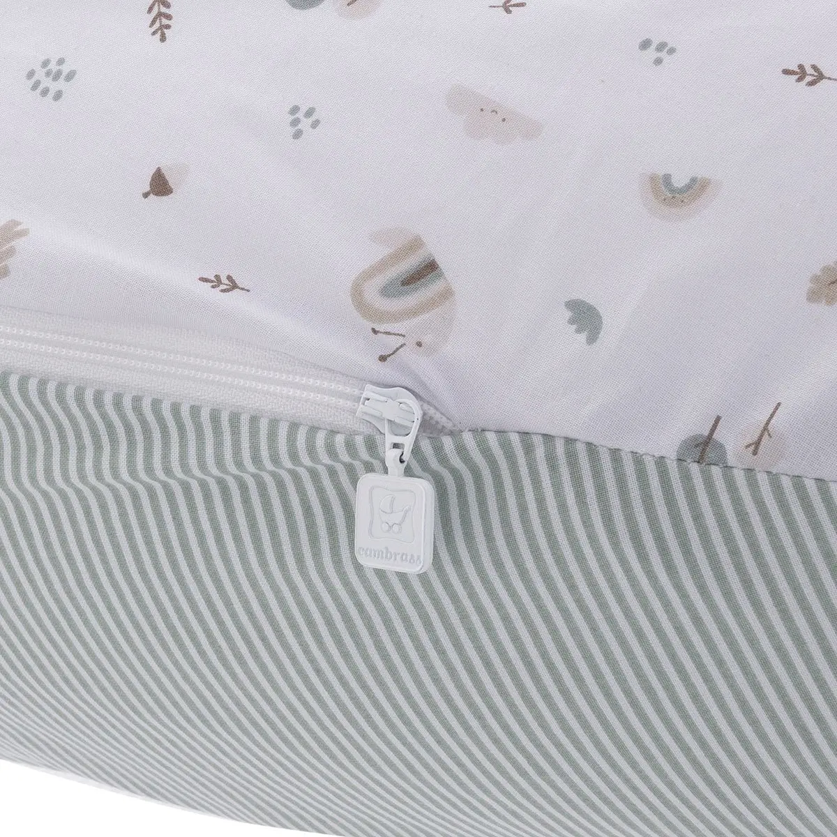 Cojin de lactancia luna 80x185x16 cm greeny verde - Imagen 5