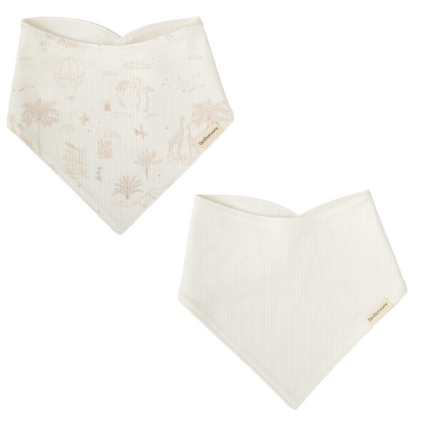 Babero bandana pack 2 Noe 10 B|Lino 43x21 - Bimbidreams
