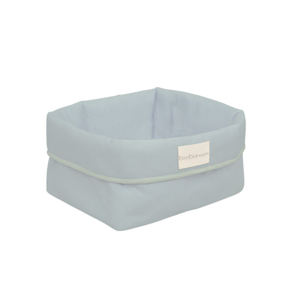 Cesta botellero bebé Basics AG Azul Grisaceo 24x24x13 - Bimbidreams