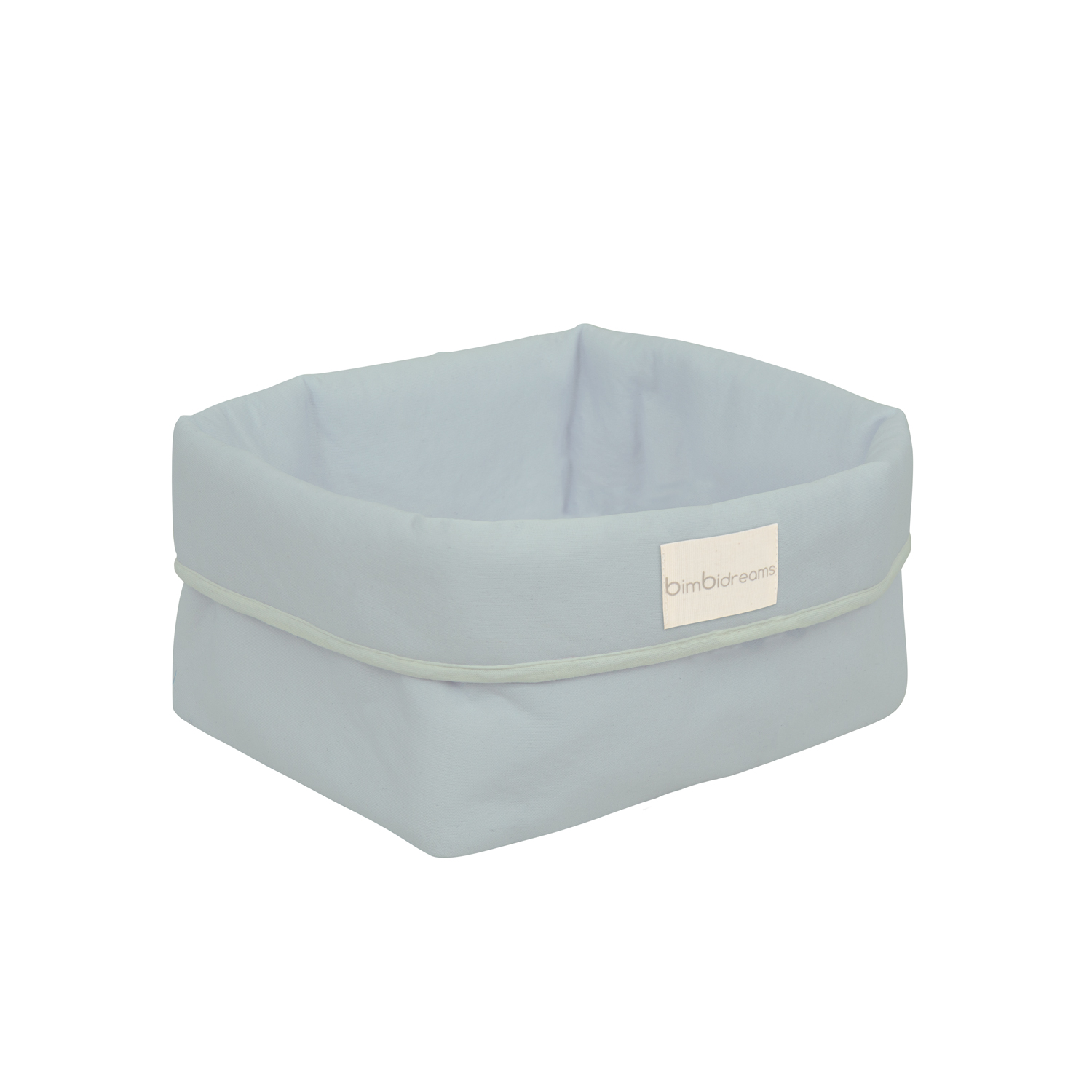 Cesta botellero bebé Basics AG Azul Grisaceo 24x24x13 - Bimbidreams