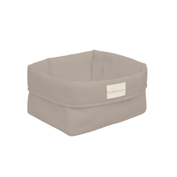 Cesta botellero bebé Basics GB Gris Beig 24x24x13 - Bimbidreams