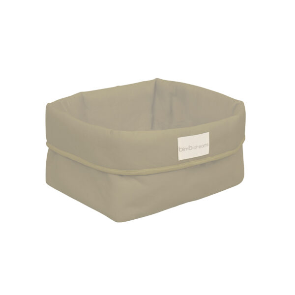 Cesta botellero bebé Basics VM Verde Musgo 24x24x13 - Bimbidreams