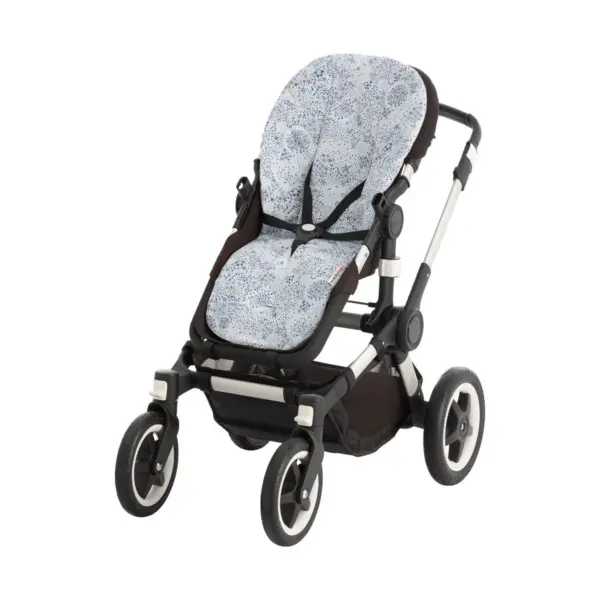 Colchoneta silla uni.rev.oval star liberty azul 43x88x1 cm