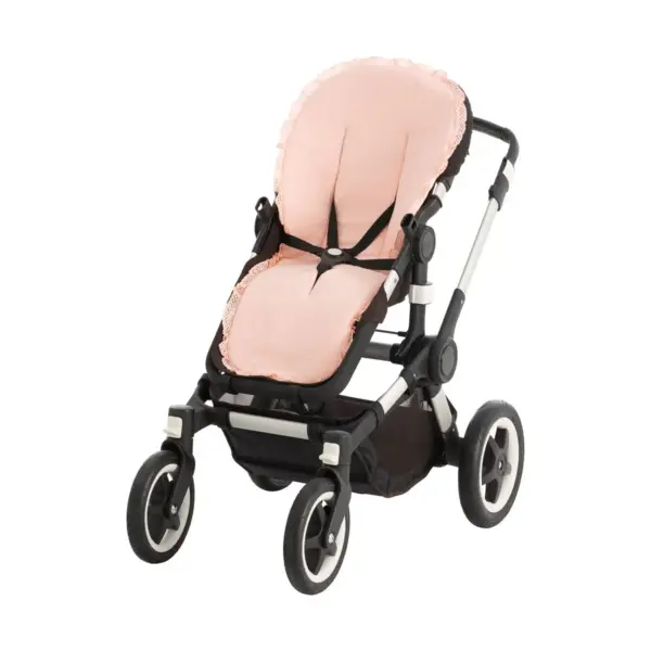 Colchoneta silla uni.rev.oval soft rosa 43x88x1 cm