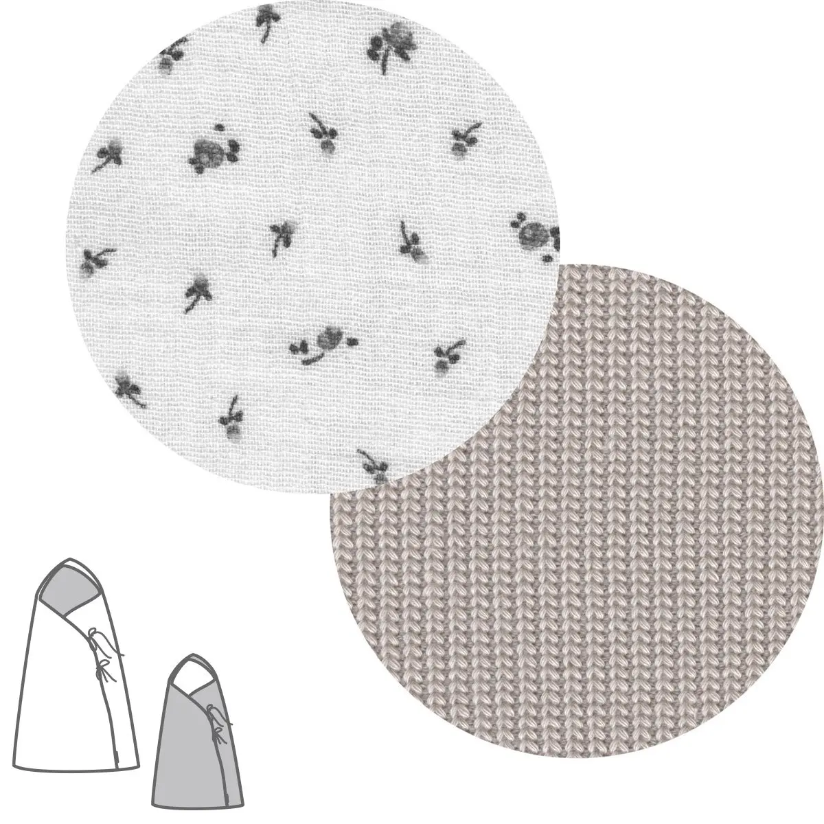 Saco capazo cruzado revers. etnic beige 40x80x5 cm - Imagen 2