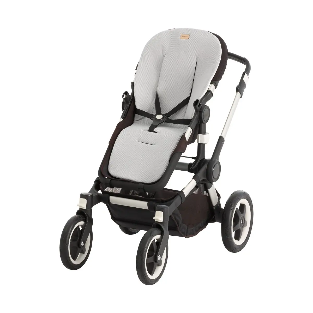 Colchoneta silla uni.rev.oval etnic gris 43x88x1 cm