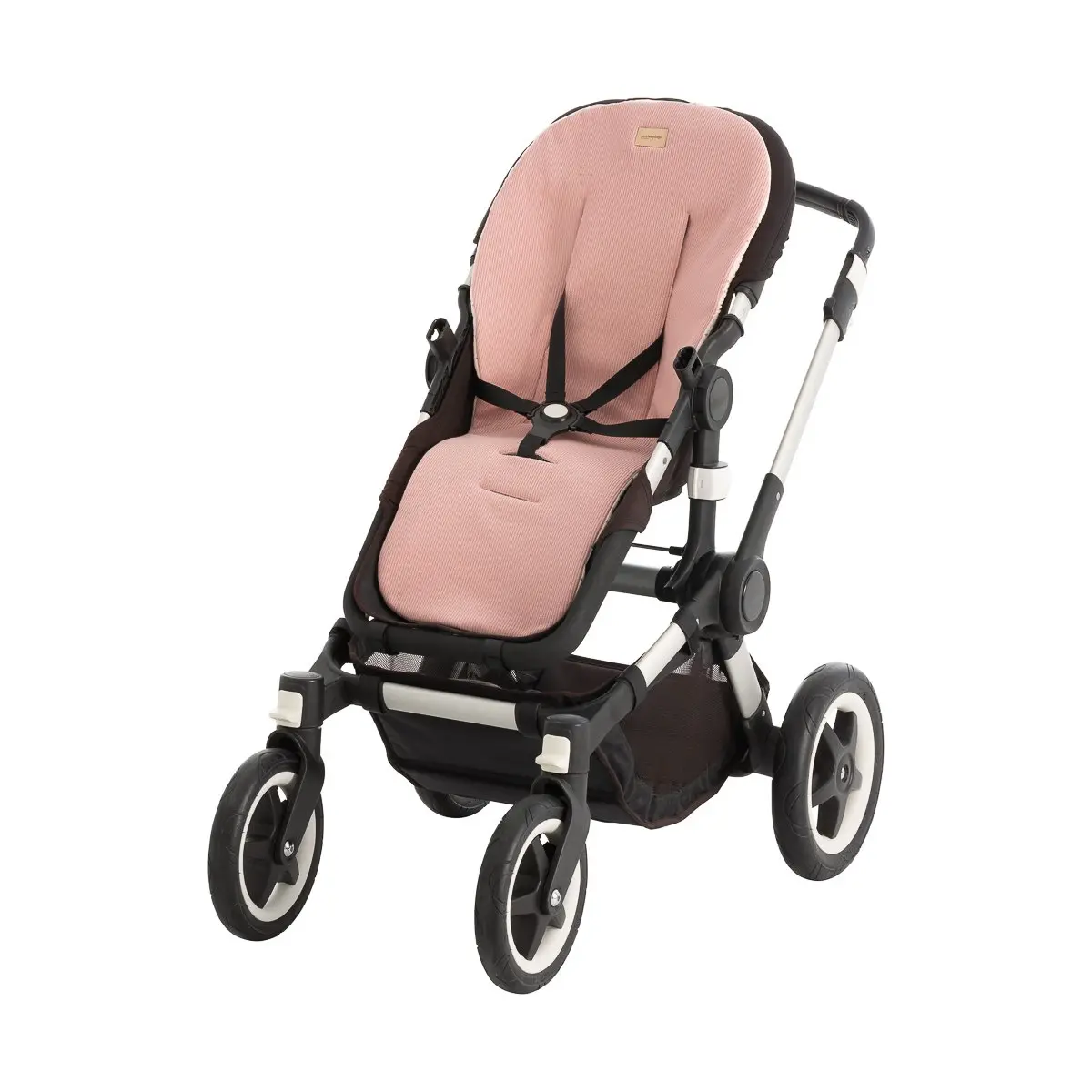 Colchoneta silla uni.rev.oval etnic rosa 43x88x1 cm