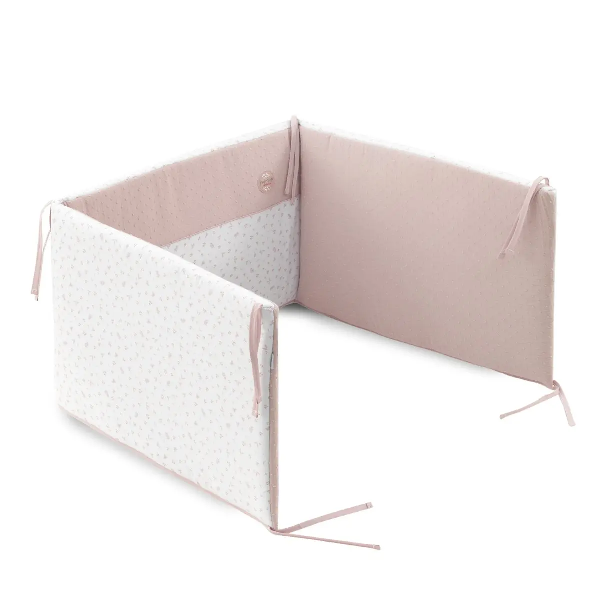 Jgo 2 pcs.f.nordica cuna 70 plumeti rosa 110x170x3 cm - Imagen 5