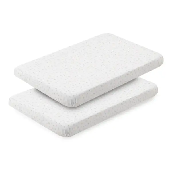 Bajera minicuna pack 2 uds. 50x82x10 cm plumeti rosa