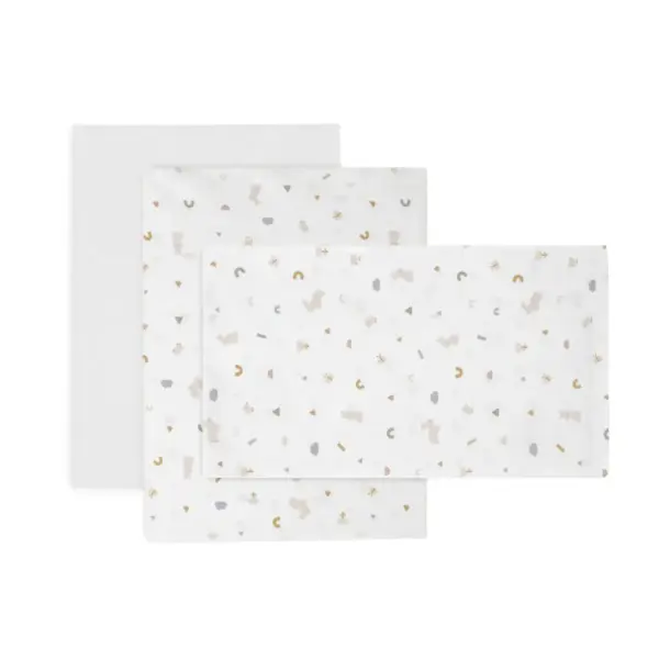 Sabana cuna 3 pcs (cuna 70) 120x180x1 cm rabbit beige