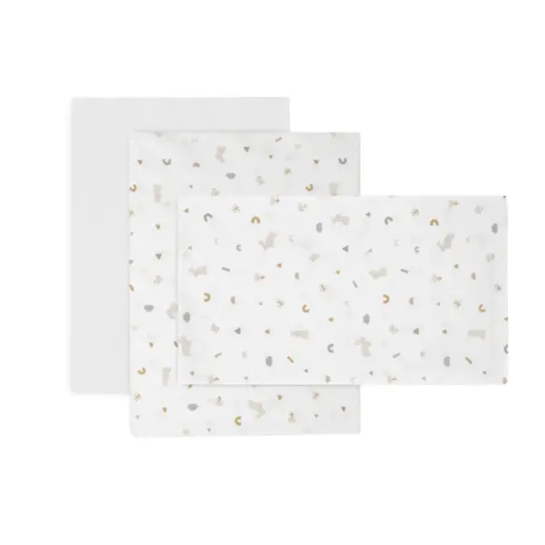 Sabana minicuna 3 pcs 80x120x1 cm rabbit beige
