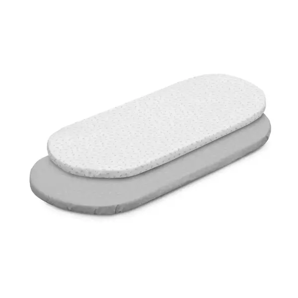 Bajera moises/carro pack 2 ud. 35x80x7 cm fresco gris