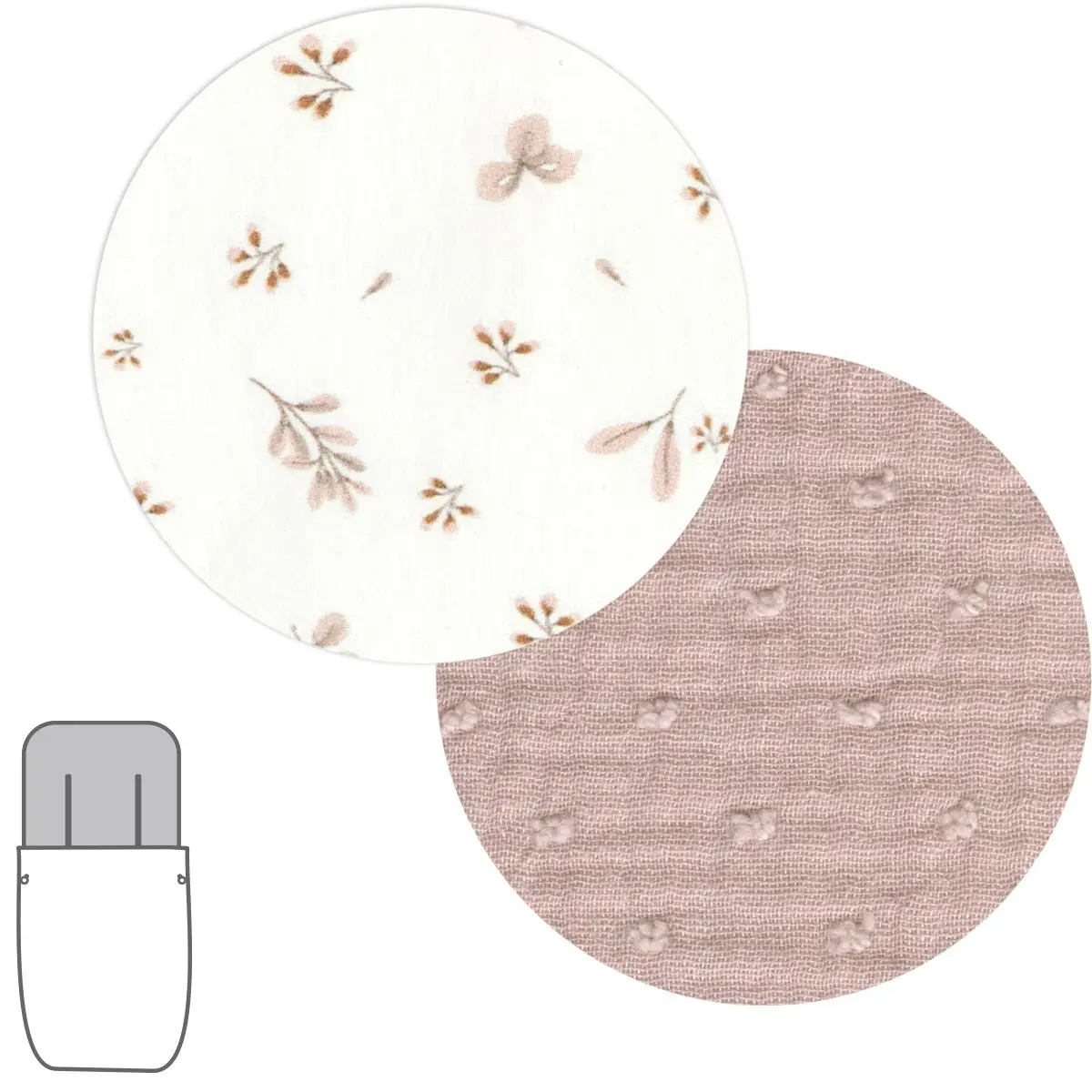 Saco silla tokyo universal plum street rosa 43x92x5 cm - Imagen 3