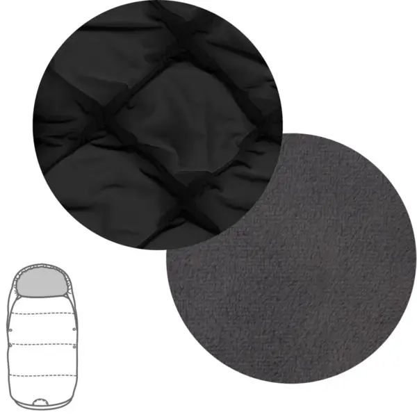 Saco silla daca universal barbour negro 51x105x5 cm