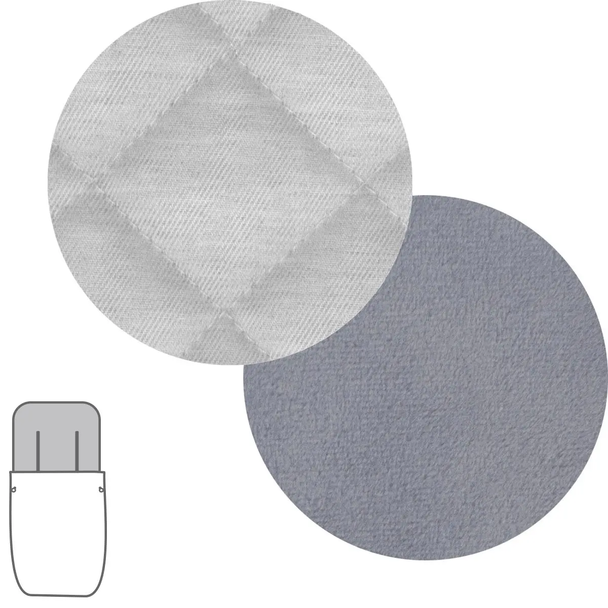 Saco silla tokyo universal viella gris 43x92x5 cm - Imagen 3