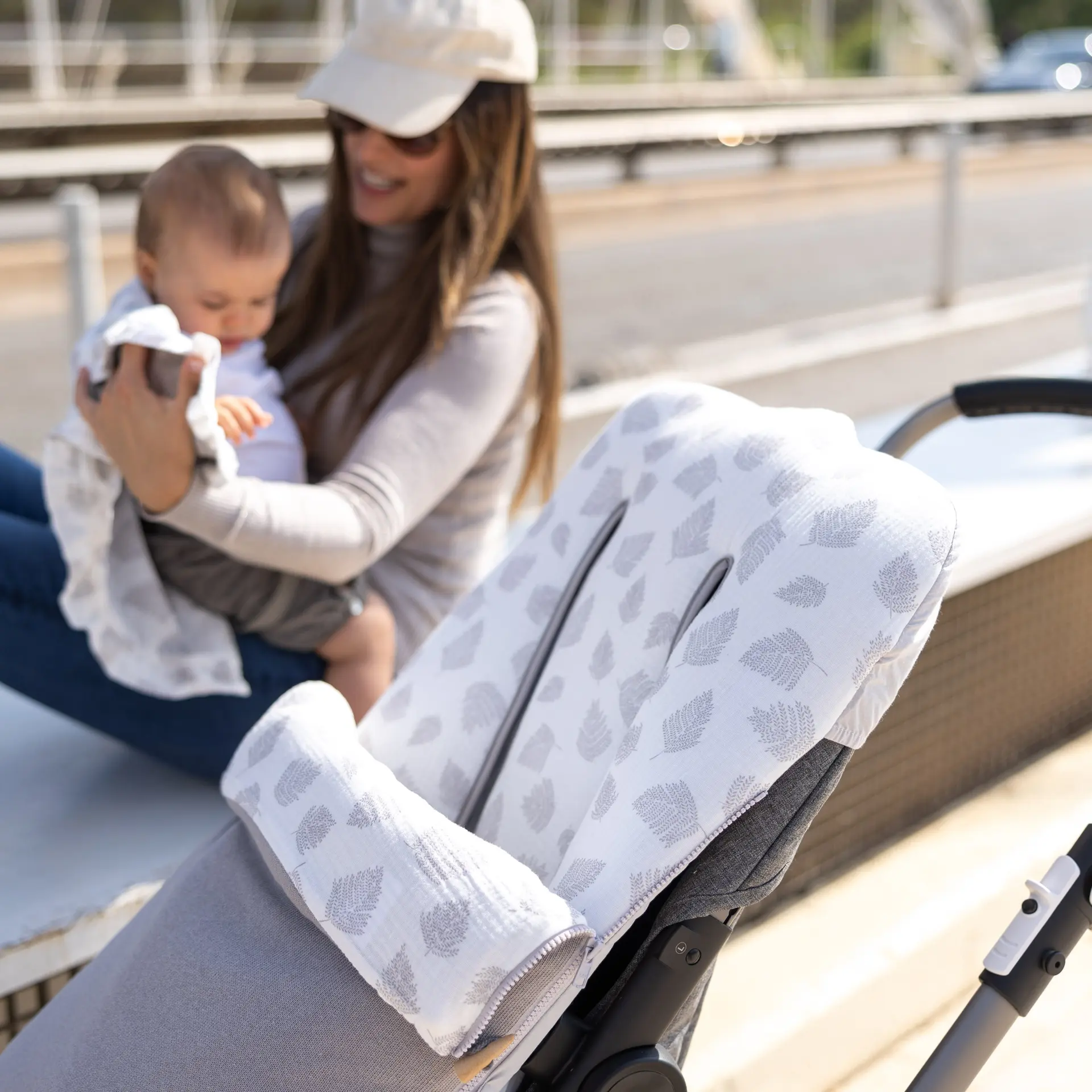 Manta reversible 65x65x1 cm sereni gris - Imagen 5