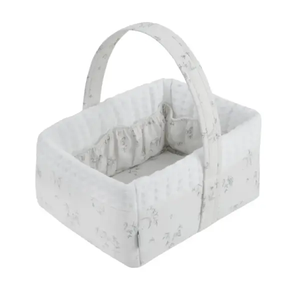 Cesta canastilla 22.5x29x29 cm merlo crudo