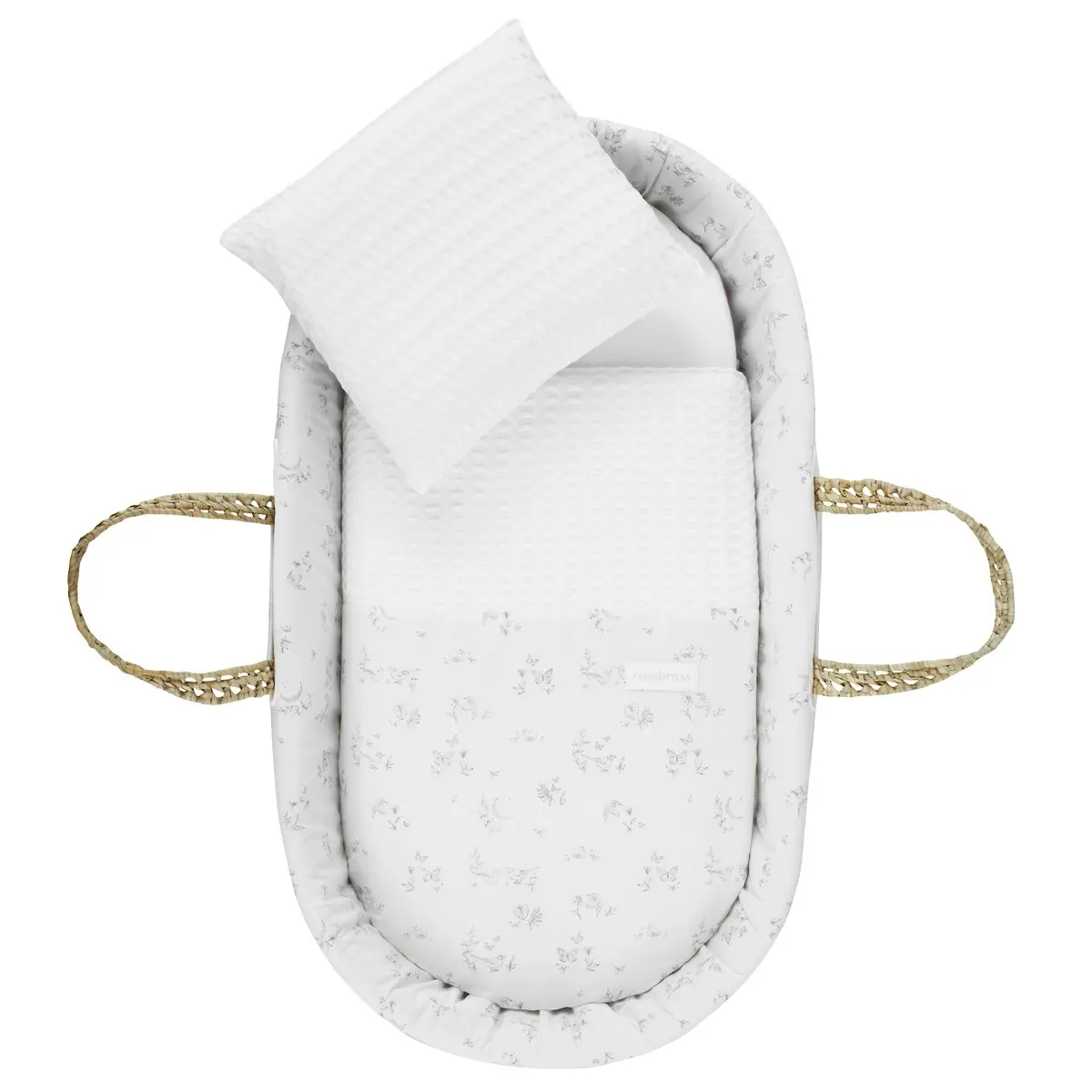 Moises de palma acolchado une merlo crudo 39x80x25 cm - Imagen 3