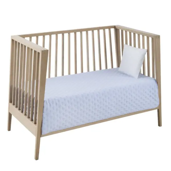 Colcha boutí 100x140x1 cm soft celeste