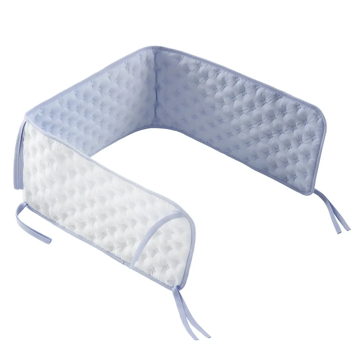 Protector cuna doco 135x22x3 cm soft celeste