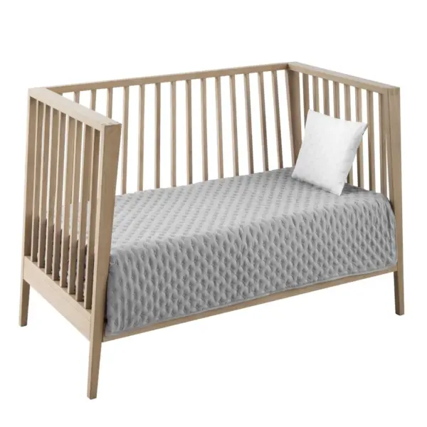 Colcha boutí 100x140x1 cm soft gris