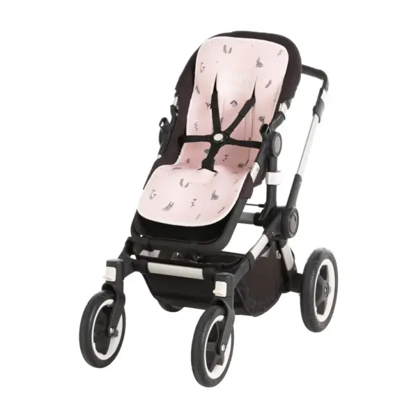 Colchoneta silla universal rabbit rosa 35x85x1 cm