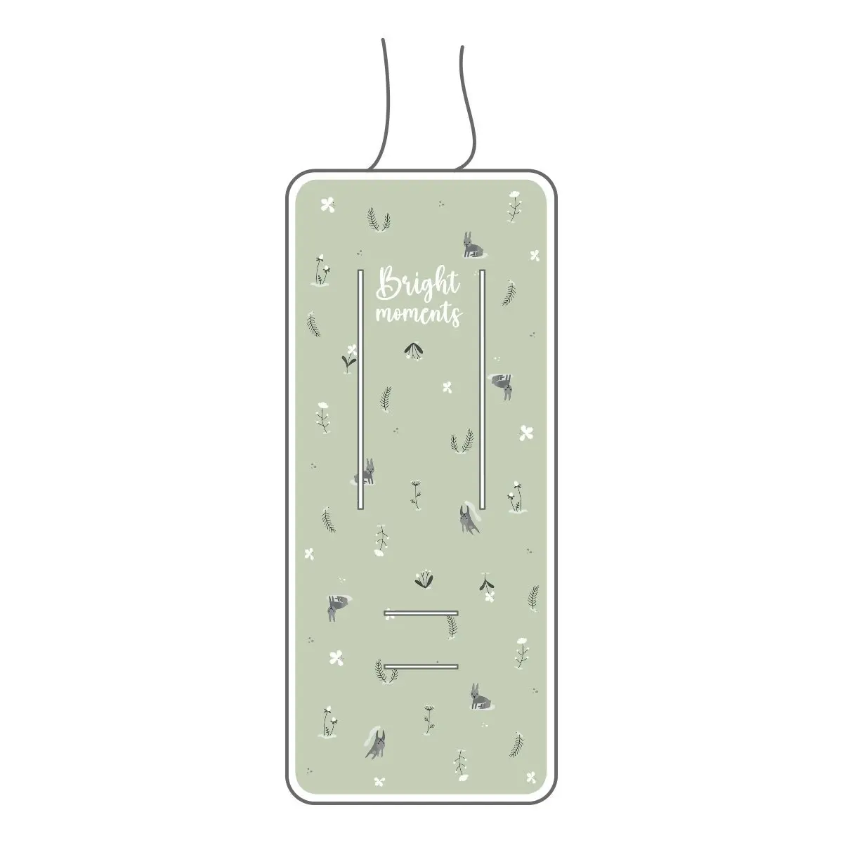 Colchoneta silla universal rabbit mint 35x85x1 cm - Imagen 2