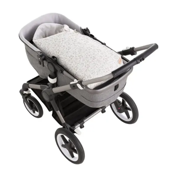 Saco capazo cruzado revers. linen gris 40x80x5 cm