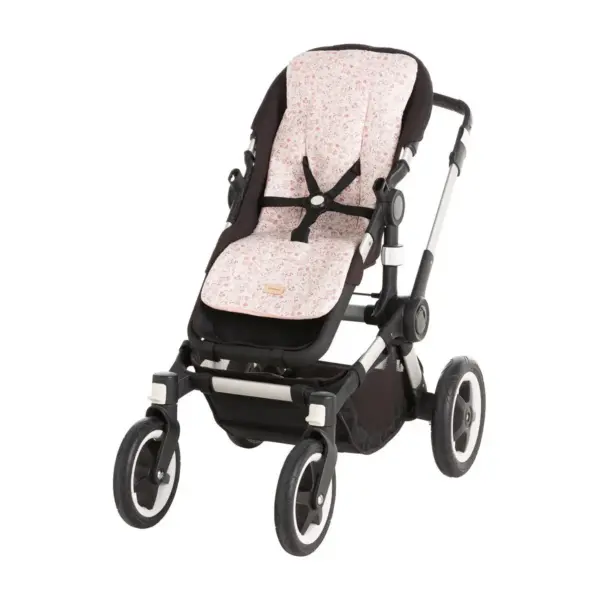 Colchoneta silla uni.rev.recta linen rosa 30x80x1 cm