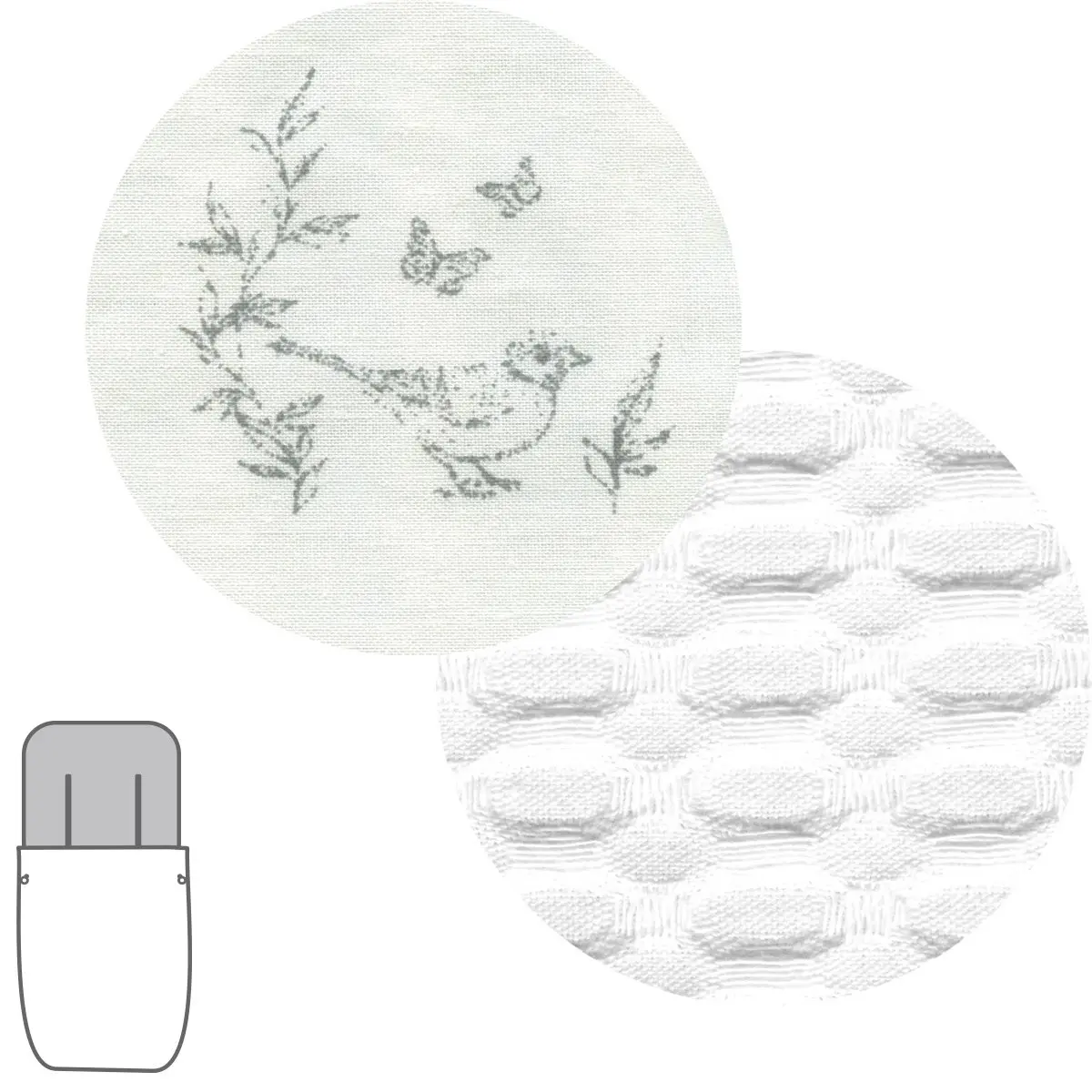 Saco silla tokyo universal merlo crudo 43x92x5 cm - Imagen 2