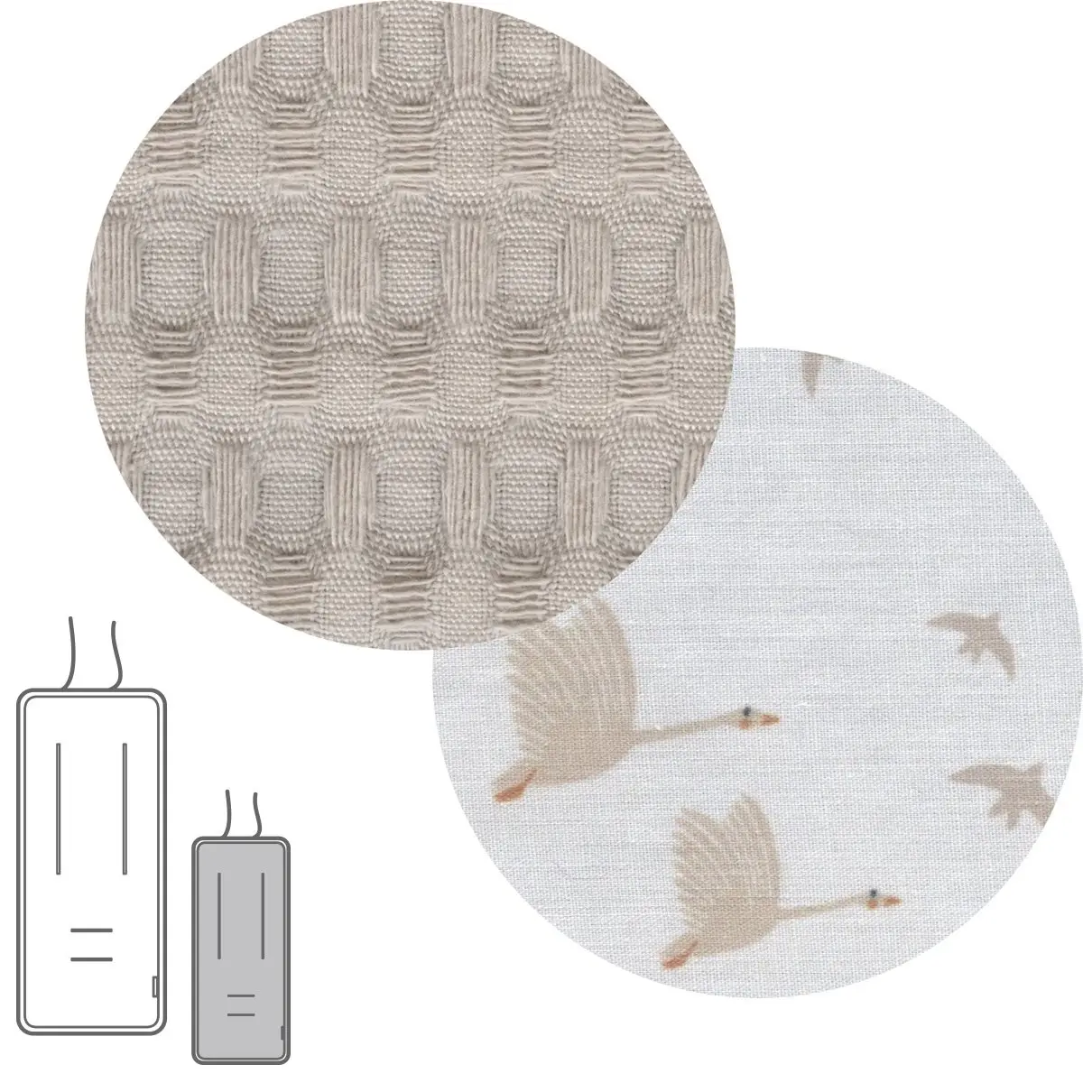 Colchoneta silla uni.rev.recta zico beige 30x80x1 cm - Imagen 2