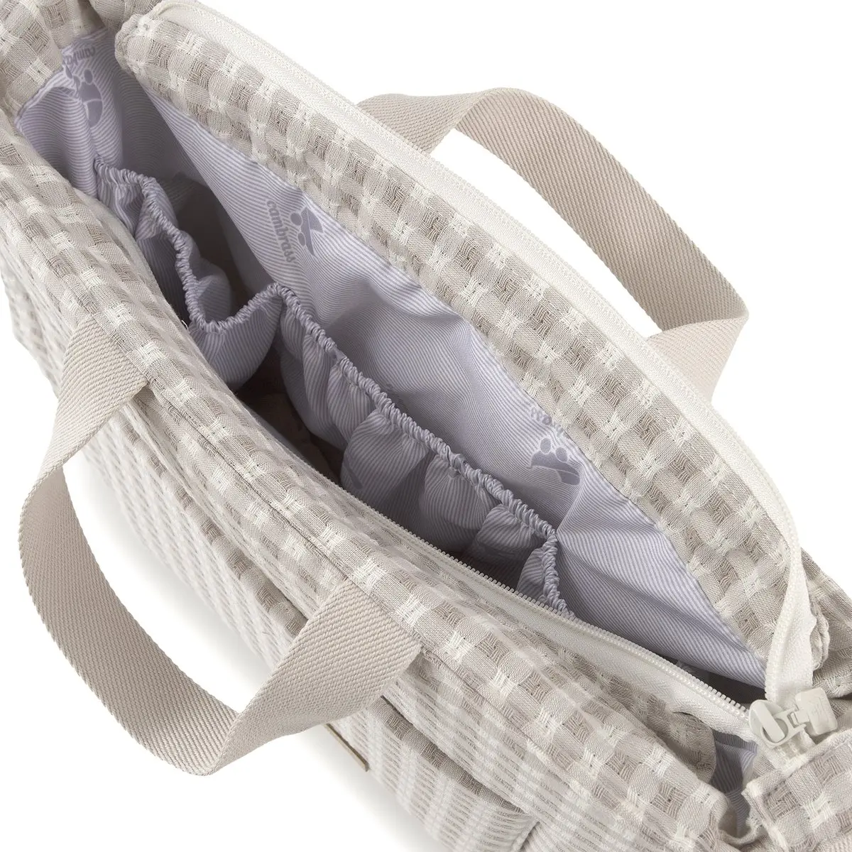 Bolso maternal pack vicky beige 16x43x37 cm - Imagen 3