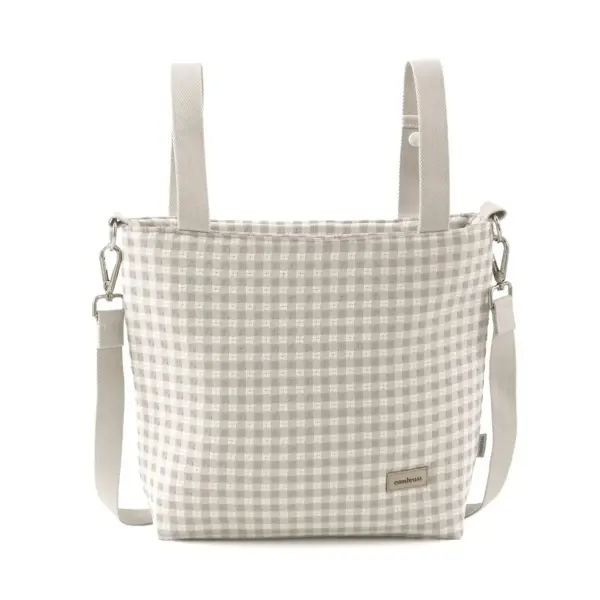 Bolso talega vicky beige 12x40x35 cm