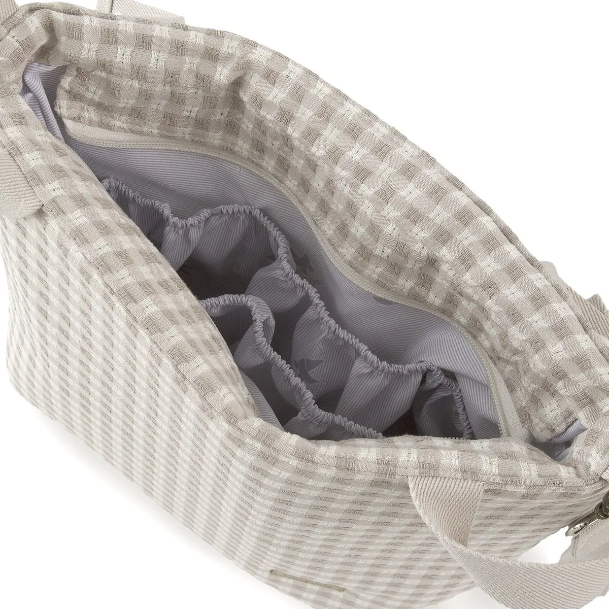 Bolso talega vicky beige 12x40x35 cm - Imagen 3