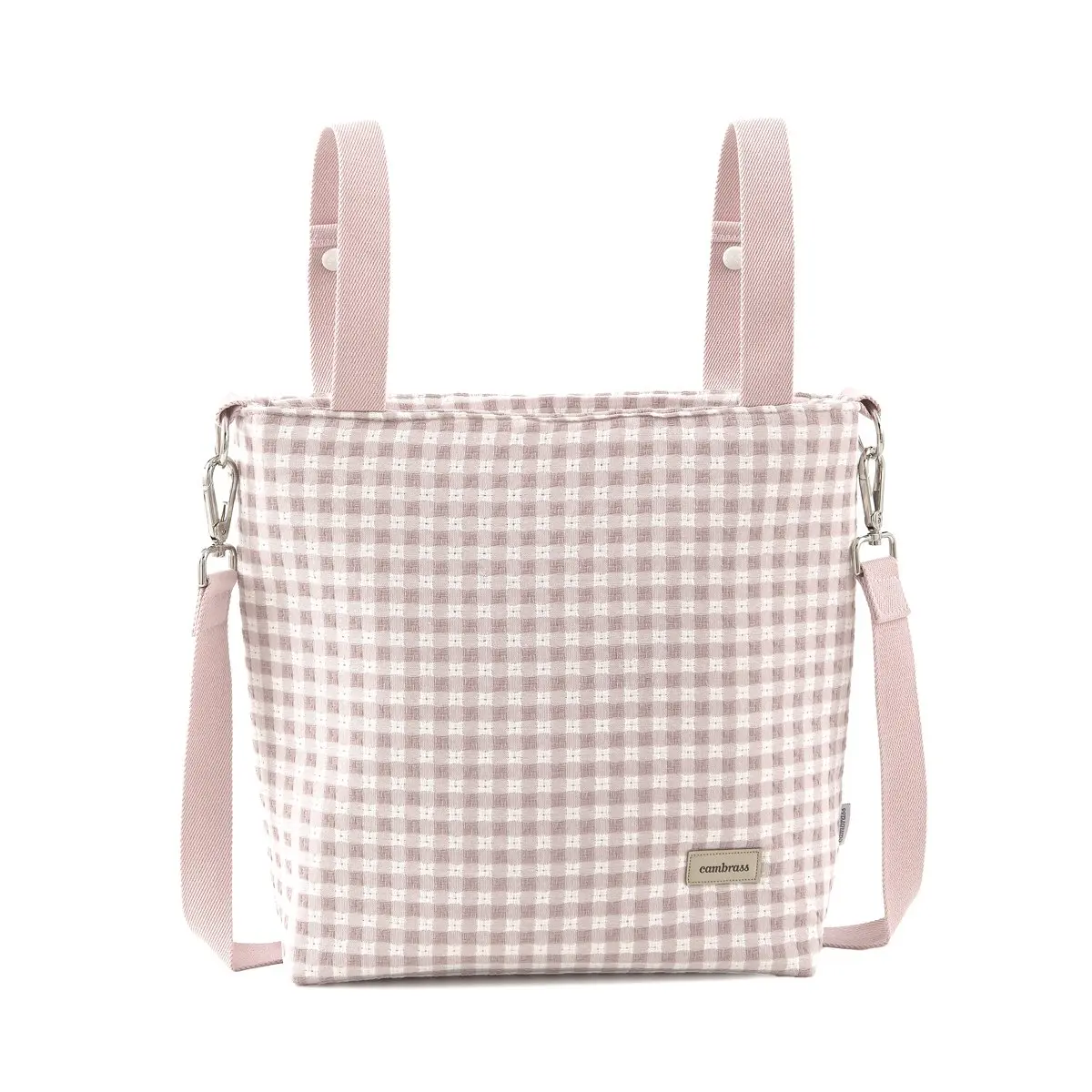 Bolso talega vicky rosa 12x40x35 cm