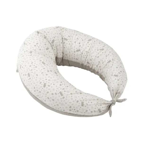 Cojin de lactancia luna 80x185x16 cm abete beige