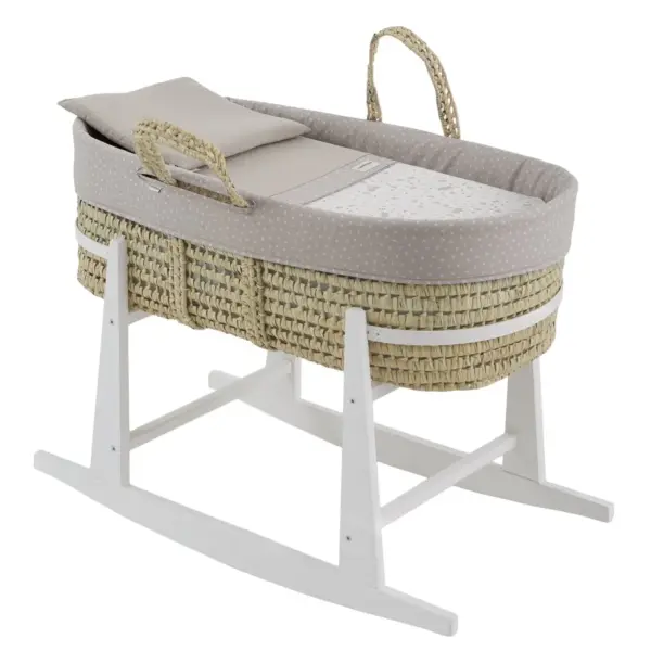 Moises palma acolch+pata m.bco abete beige/bco 39x80x61 cm