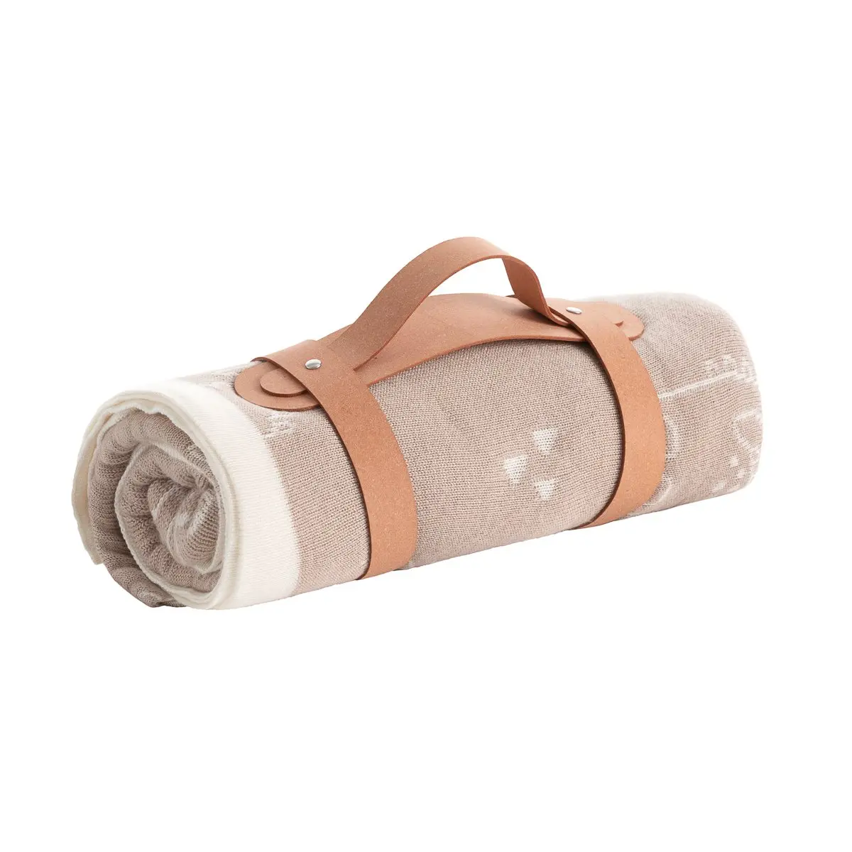 Manta punto bamboo 80x100x1 cm dinos natural