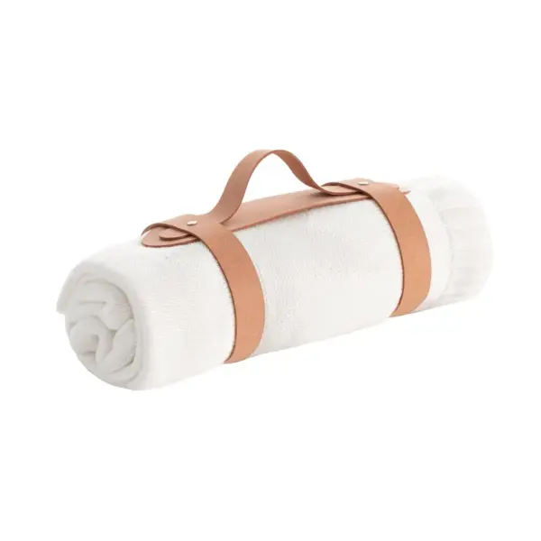 Manta punto bamboo 80x100x1 cm stelle ivory