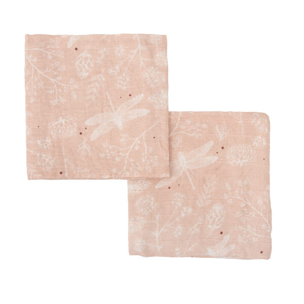 Gasas Bambú pack 2 Dafne 14 B|Rosa 60x60 - Bimbidreams