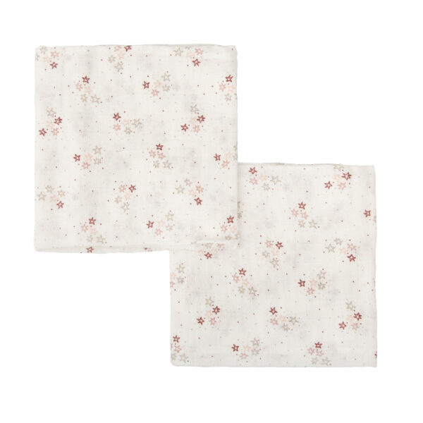 Gasas Bambú pack 2 Stars 14 B|Rosa 60x60 - Bimbidreams