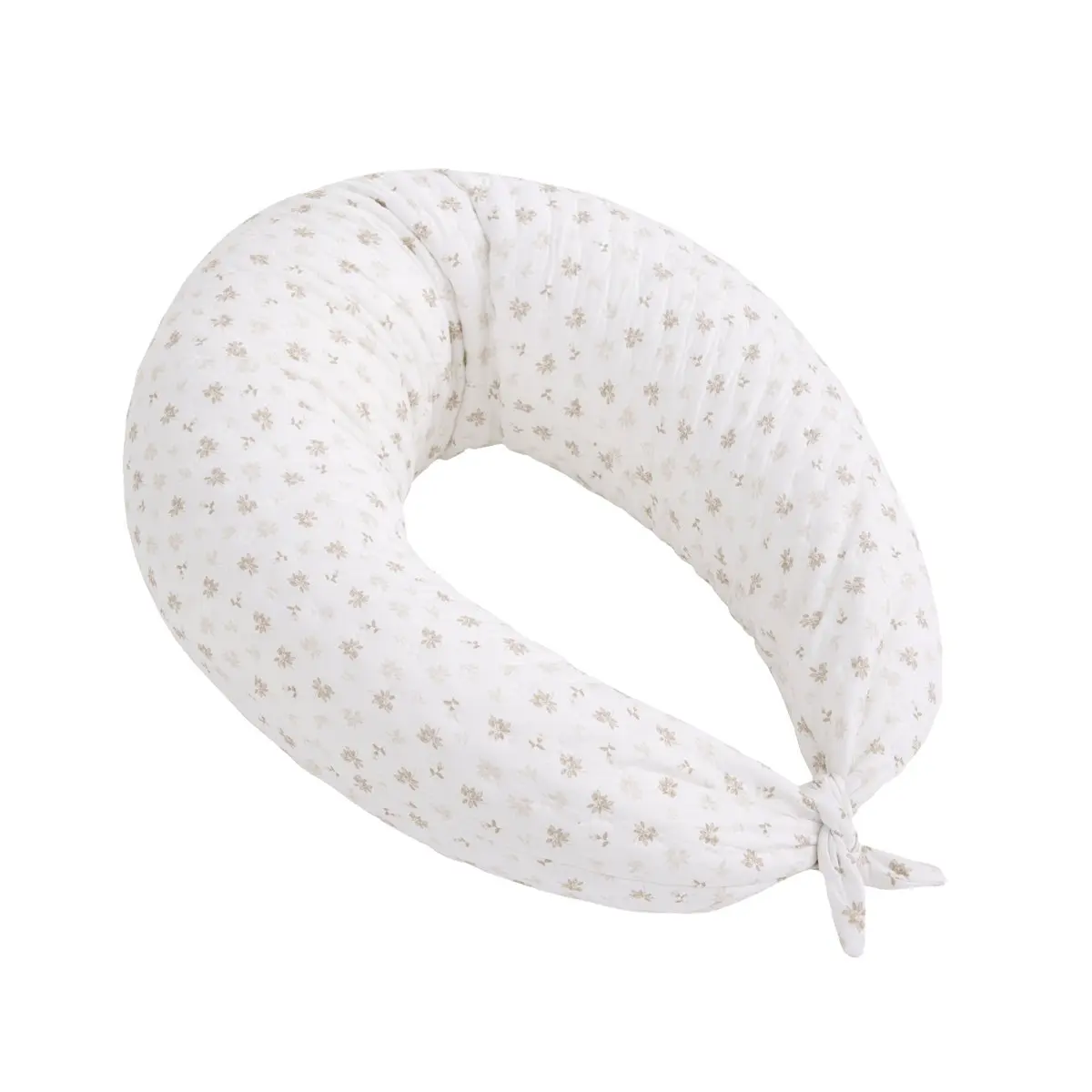 Cojin de lactancia luna 80x185x16 cm branch beige
