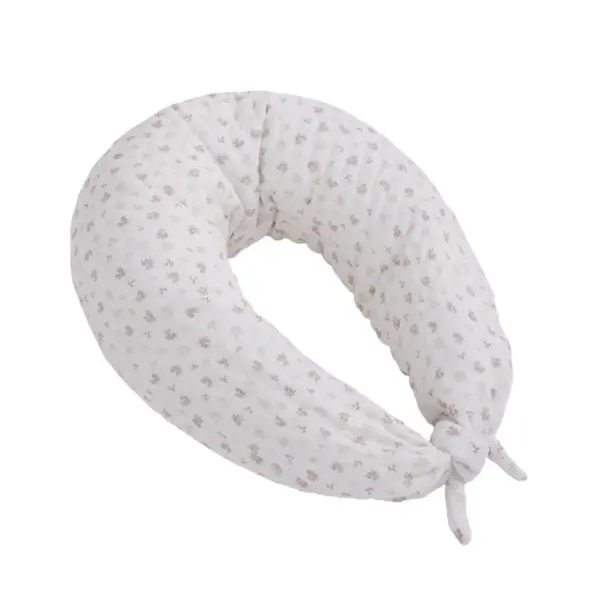 Cojin de lactancia luna 80x185x16 cm branch rosa