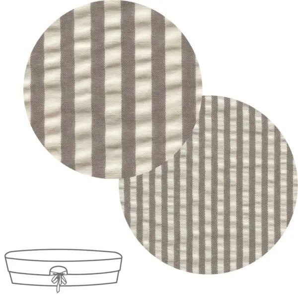 Cubre cuco capazo cremall.rev. derby beige 35x75x35 cm