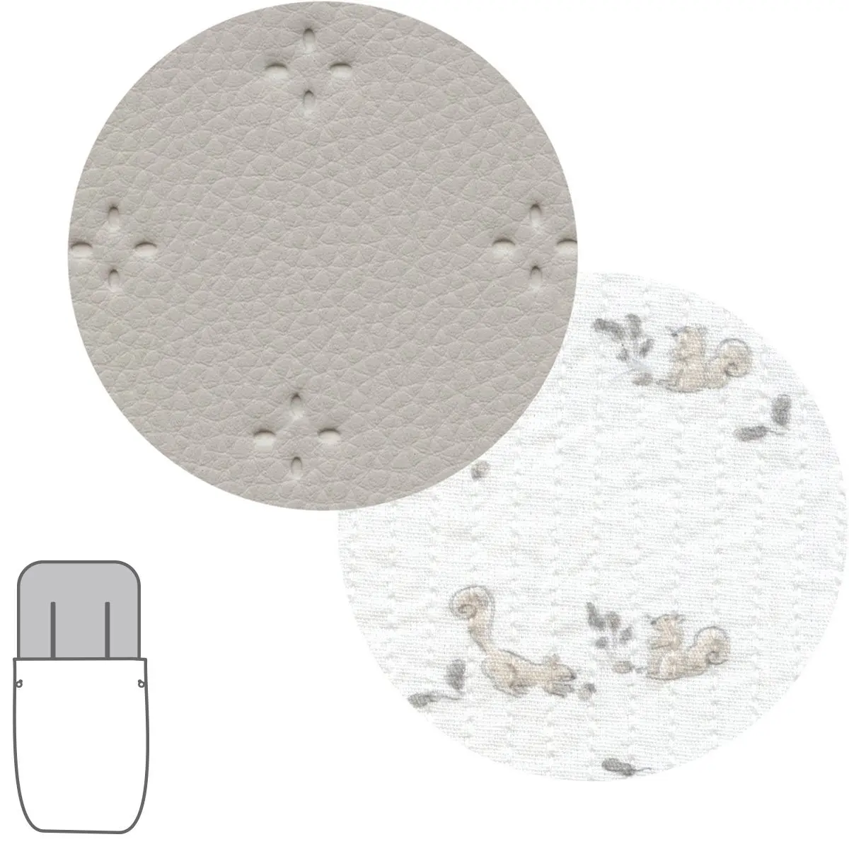 Saco silla tokyo universal spring perla 43x92x5 cm - Imagen 2