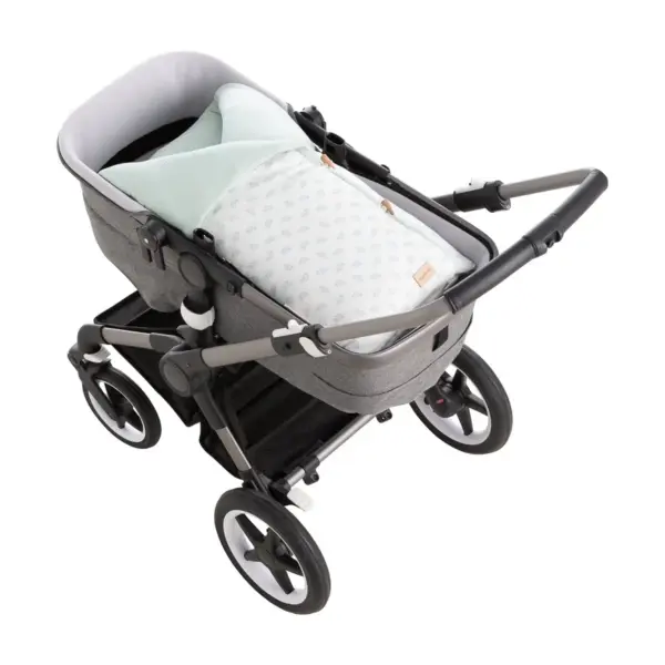 Saco capazo x sin capucha blush mint 33x70x5 cm