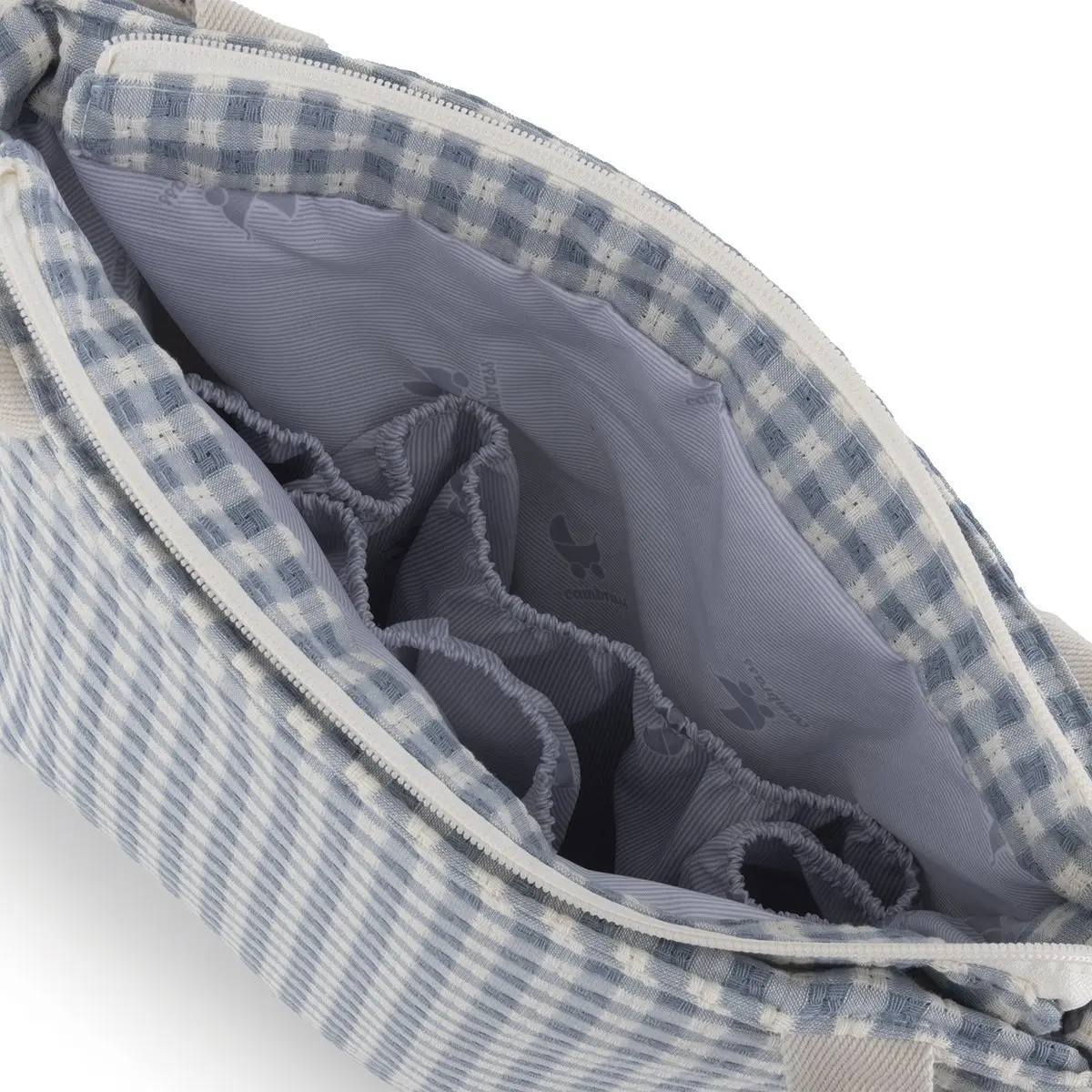 Bolso talega vicky azul 12x40x35 cm - Imagen 3