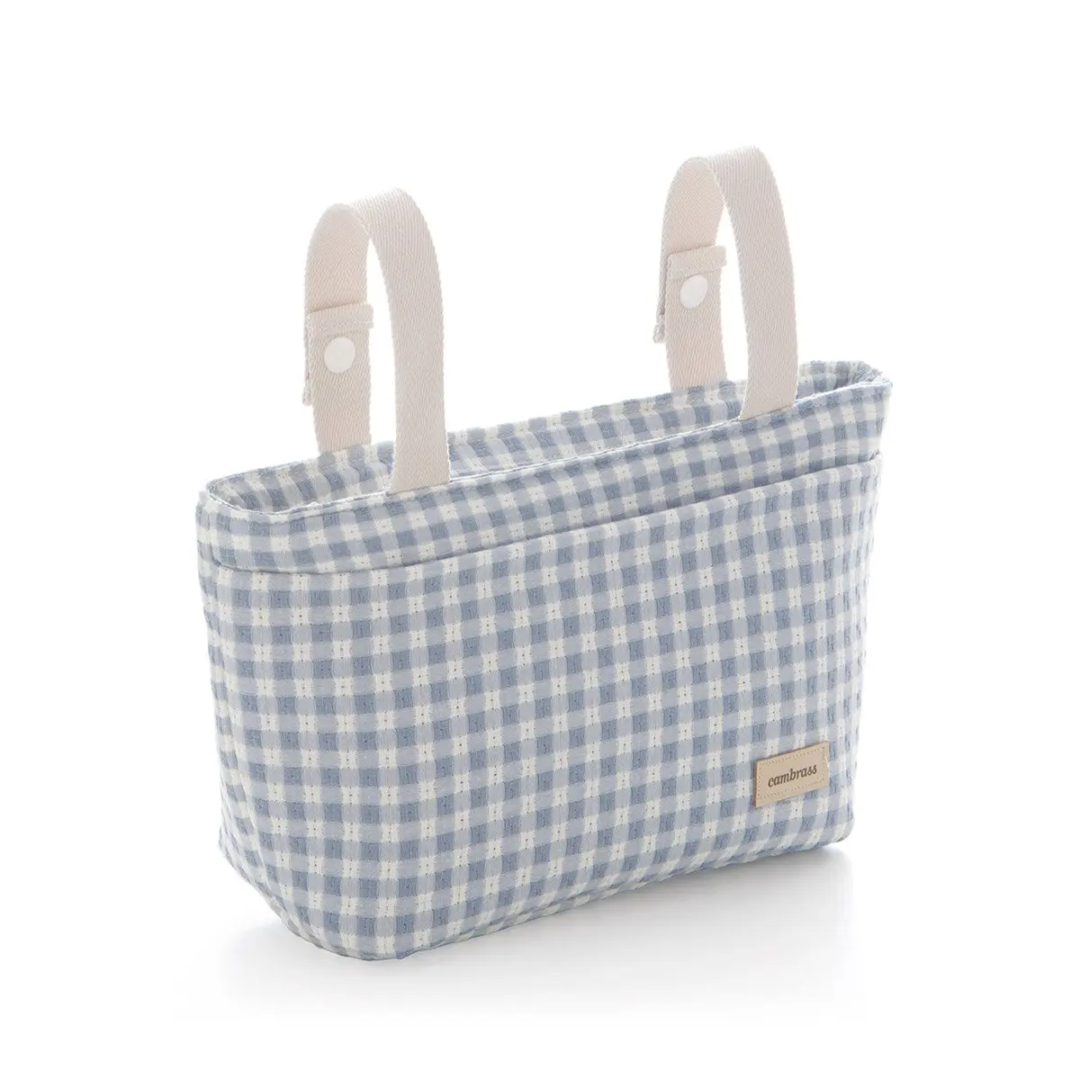 Bolso organizador vicky azul 13x38x20 cm - Imagen 2